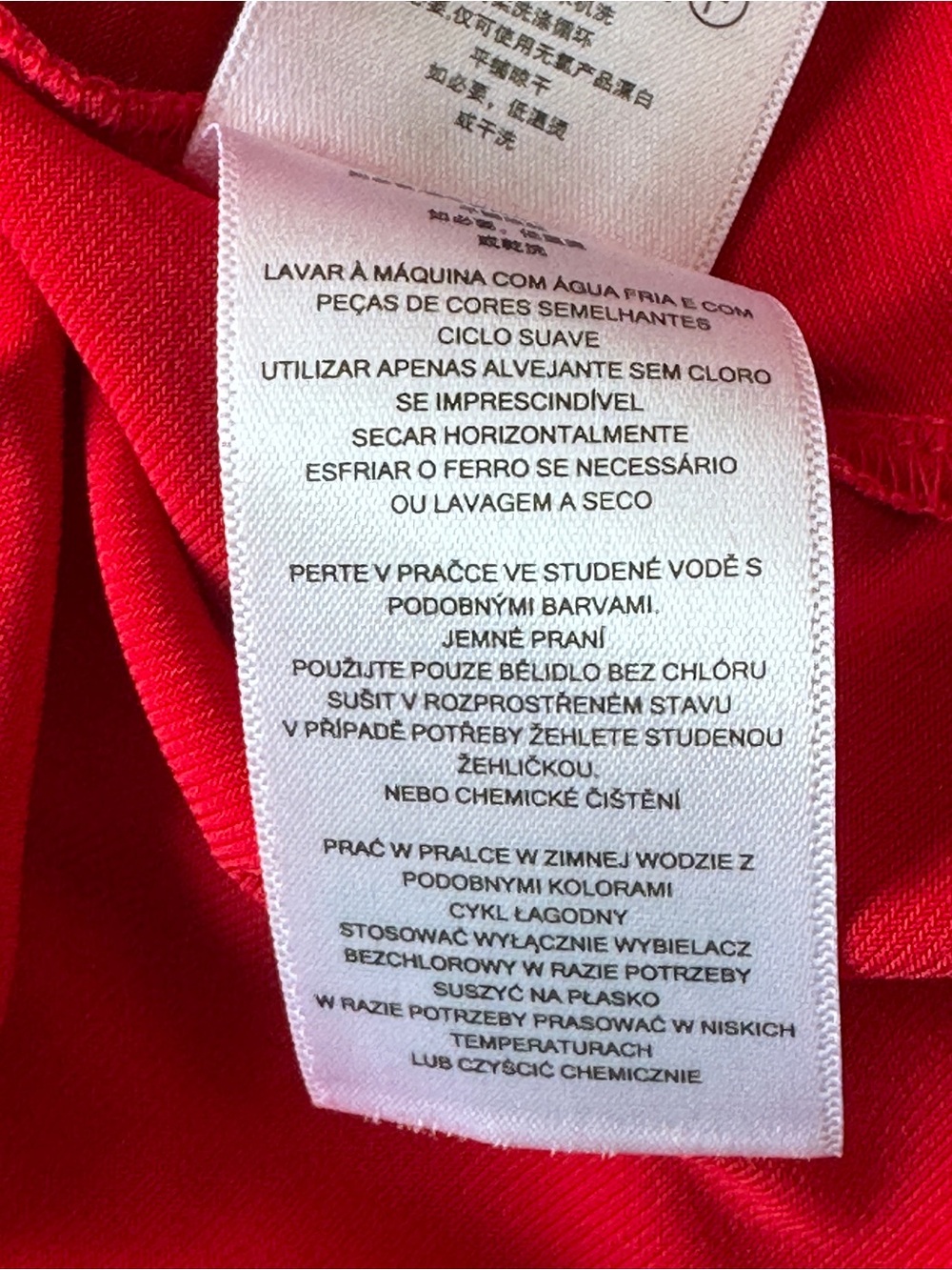 MICHAEL Michael Kors Red Asymmetrical High-Low Short Sleeve Wrap Dress 8 - Picture 13 of 14